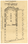 39977 Plattegrond van de kapel van het St.-Hieronymushuis aan de Kromme Nieuwegracht te Utrecht, ingericht als ...